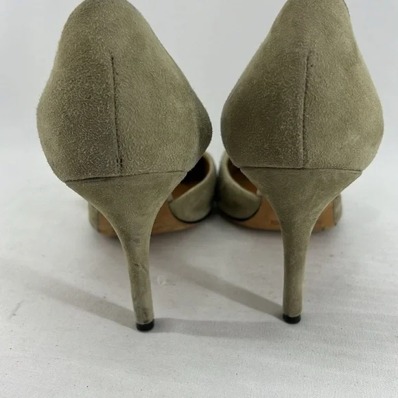 Vince Paulette D'Orsay Suede Pointed Toe Heels - Picture 5 of 10